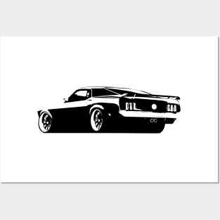 Ford Mustang rear Posters and Art